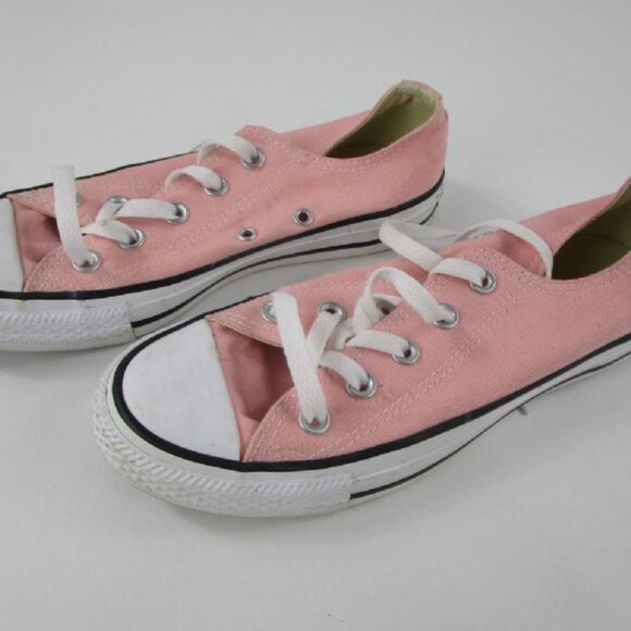 WOMENS CONVERSE ALL STAR PINK LOW TOP SIZE 6M EXCELLENT CONDITION - Picture 5 of 5